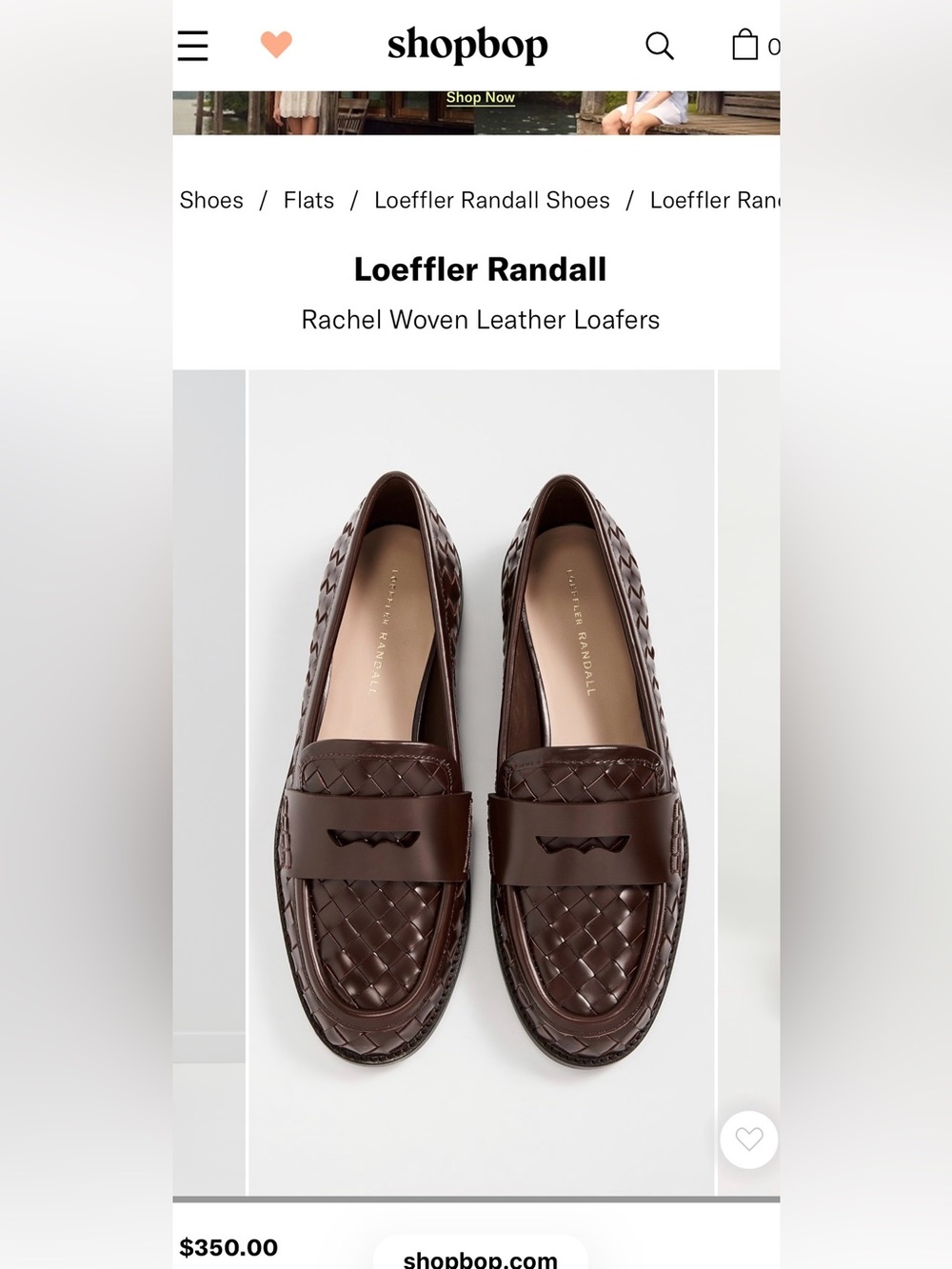 Loeffler Randall Rachel Woven Leather Penny Loafers